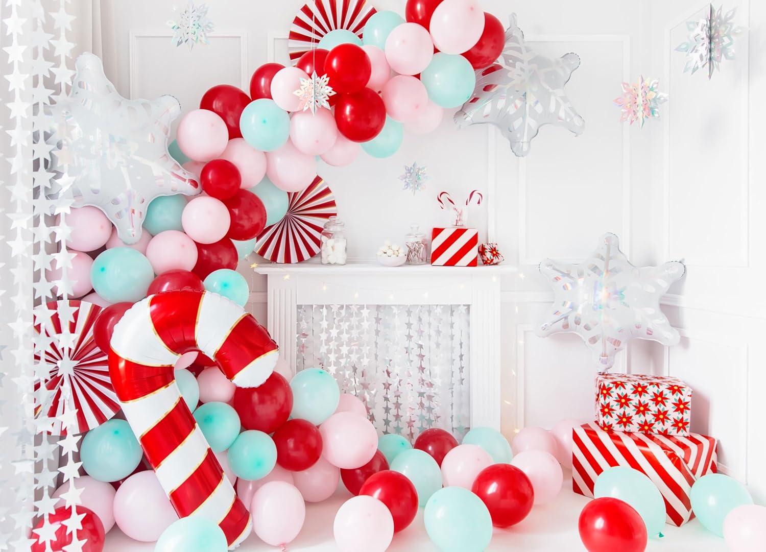 Shape Folienballon "Zuckerstange" | 50 x 82 cm